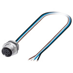 Phoenix Contact Male 8 way M12 to Sensor Actuator Cable, 500mm