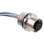 Phoenix Contact Female 8 way M12 to Sensor Actuator Cable, 500mm