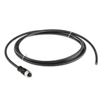 Binder Straight Female 8 way M12 to Unterminated Sensor Actuator Cable, 2m