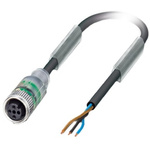 Phoenix Contact Female 3 way M12 to Sensor Actuator Cable, 10m