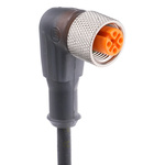 Lumberg Automation Right Angle Female 3 way M12 to Unterminated Sensor Actuator Cable, 5m