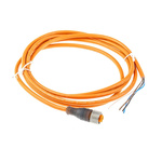 Lumberg Automation Straight Female 4 way M12 to Unterminated Sensor Actuator Cable, 2m
