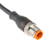 Lumberg Automation Straight Male 4 way M12 to Unterminated Sensor Actuator Cable, 2m