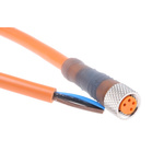 Lumberg Automation Straight Female 4 way M8 to Unterminated Sensor Actuator Cable, 2m