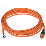 Lumberg Automation Straight Female 3 way M12 to Unterminated Sensor Actuator Cable, 5m
