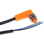 ifm electronic Right Angle Female 4 way M8 to Sensor Actuator Cable, 5m