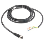 Brad from Molex Straight Female 8 way M12 to Unterminated Sensor Actuator Cable, 2m