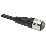 Omron Straight Female 3 way M8 to Unterminated Sensor Actuator Cable, 2m