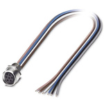 Phoenix Contact Straight Female 6 way M8 to Unterminated Sensor Actuator Cable, 5m