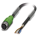 Phoenix Contact Straight Female 4 way M12 to Unterminated Sensor Actuator Cable, 1.5m