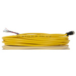 Phoenix Contact Straight Female 8 way M12 to 8 way Unterminated Sensor Actuator Cable, 10m