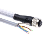 Pepperl + Fuchs Straight Female 8 way M12 to Unterminated Sensor Actuator Cable, 2m