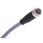 BALLUFF Straight Female 3 way M8 to Unterminated Sensor Actuator Cable, 5m