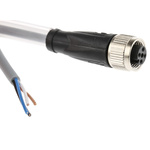 Pepperl + Fuchs Straight Female 4 way M12 to Unterminated Sensor Actuator Cable, 2m