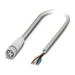 Phoenix Contact Female 4 way M8 to Sensor Actuator Cable, 10m