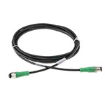 Phoenix Contact Male 5 way M12 to Female 5 way M12 Sensor Actuator Cable, 3m