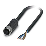 Phoenix Contact Female 5 way M12 to Sensor Actuator Cable, 10m