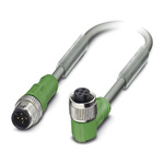 Phoenix Contact Male 5 way M12 to Female 5 way M12 Sensor Actuator Cable, 300mm