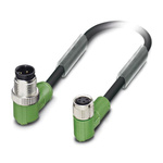 Phoenix Contact Male 4 way M12 to Female 4 way M8 Sensor Actuator Cable, 1.5m