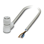 Phoenix Contact Female 4 way M12 to Sensor Actuator Cable, 10m