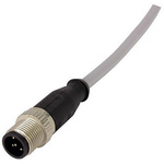 HARTING Straight Male 5 way M12 to Unterminated Sensor Actuator Cable, 1m