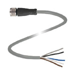 Pepperl + Fuchs Straight Female 5 way M12 to 5 way Unterminated Sensor Actuator Cable, 10m