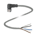 Pepperl + Fuchs Right Angle Female 5 way M12 to 5 way Unterminated Sensor Actuator Cable, 2m