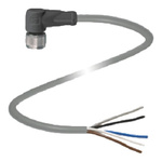 Pepperl + Fuchs Right Angle Female 5 way M12 to 5 way Unterminated Sensor Actuator Cable, 2m