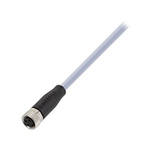 BALLUFF Straight Female 3 way M8 to 3 way Unterminated Sensor Actuator Cable, 2m