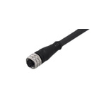 ifm electronic Female 8 way M12 to 8 way Unterminated Sensor Actuator Cable, 2m