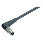 Binder Right Angle Male 4 way M5 to Unterminated Sensor Actuator Cable, 2m