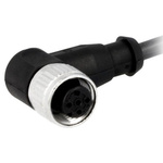 Harting Right Angle Female 4 way M12 to Unterminated Sensor Actuator Cable, 1.5m
