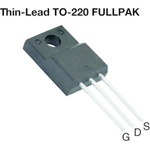 N-Channel MOSFET, 2.8 A, 800 V, 3-Pin TO-220 Vishay Siliconix SIHA2N80E-GE3