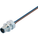 Binder Male 4 way M12 to Unterminated Sensor Actuator Cable, 200mm