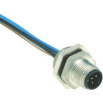 HARTING Male 5 way M12 to Unterminated Sensor Actuator Cable, 500mm