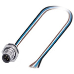 Phoenix Contact Male 4 way M12 to Unterminated Sensor Actuator Cable, 500mm
