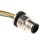 Phoenix Contact Male 8 way M12 to Sensor Actuator Cable, 500mm