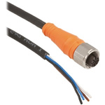 Telemecanique Sensors Straight Female 4 way M12 to Unterminated Sensor Actuator Cable, 5m