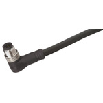 Brad from Molex Right Angle Male 3 way M12 to Unterminated Sensor Actuator Cable, 2m