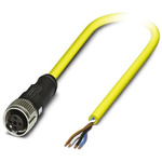 Phoenix Contact Female 4 way M12 to Unterminated Sensor Actuator Cable, 5m