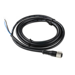 Banner Straight Female 4 way M12 to Unterminated Sensor Actuator Cable, 2m