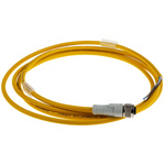 Eaton Straight Female 4 way M12 to Straight Male M12 Sensor Actuator Cable, 5m