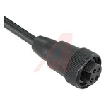 Banner Straight Female 4 way 7/8 in Circular to Unterminated Sensor Actuator Cable, 4m