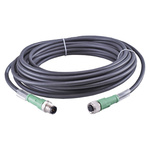 Jumo Male M12 to Female Sensor Actuator Cable, 10m