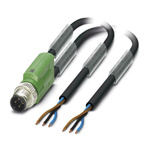 Phoenix Contact Male 3 way M12 to Sensor Actuator Cable, 3m