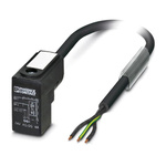 Phoenix Contact Male 3 way DIN 43650 Form C to Sensor Actuator Cable, 5m