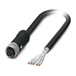 Phoenix Contact Female 5 way M12 to Sensor Actuator Cable, 2m