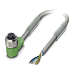 Phoenix Contact Right Angle Female 5 way M12 to Sensor Actuator Cable, 5m