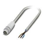 Phoenix Contact Male 3 way M8 to Sensor Actuator Cable, 10m