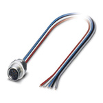 Phoenix Contact Female 5 way M8 to Bus Cable, 500mm